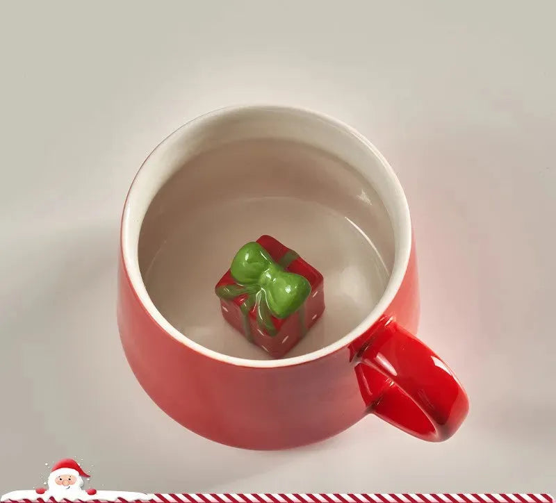 Cute Cartoon 3D Mark Ceramic Cup - Bellarte Enchanté Cute Cartoon 3D Mark Ceramic Cup